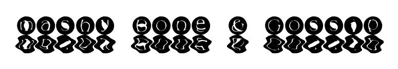 mashy Bong & Gossip font preview