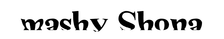 mashy Shona font preview