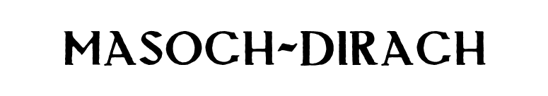 Masoch-Dirach font preview