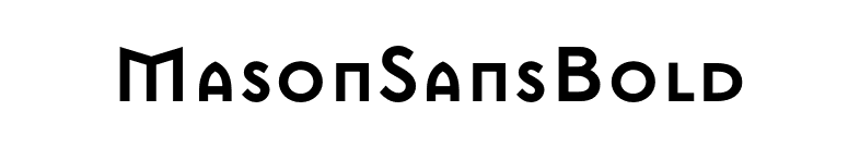 MasonSansBold font preview