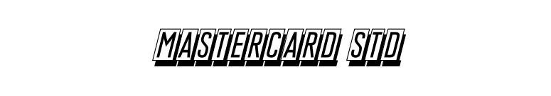 Mastercard Std font preview