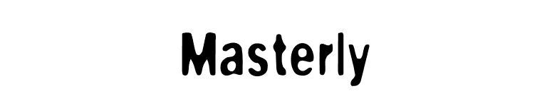 Masterly font preview