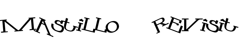 Mastillo2 Revisit font preview