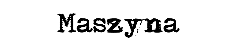 Maszyna font preview