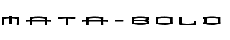 Mata-Bold font preview