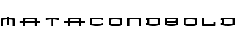 MataCondBold font preview