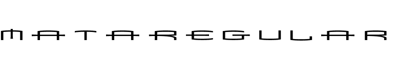 MataRegular font preview