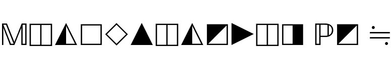 Mathematical Pi 6 font preview