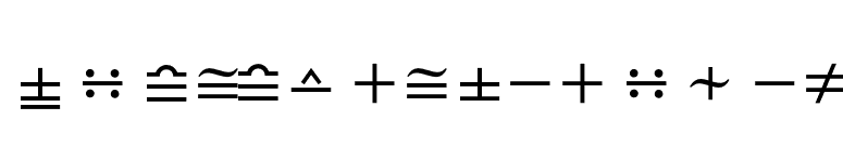 MathTechnicalP03 font preview