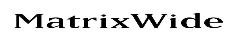 MatrixWide font preview