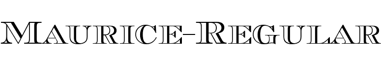 Maurice-Regular font preview