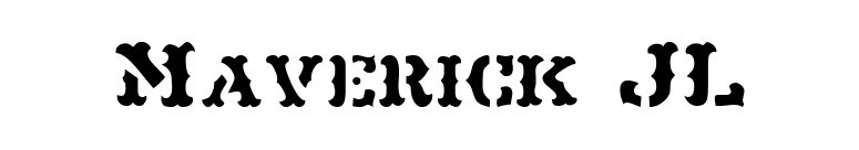 Maverick JL font preview