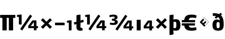Max-BlackExpert font preview