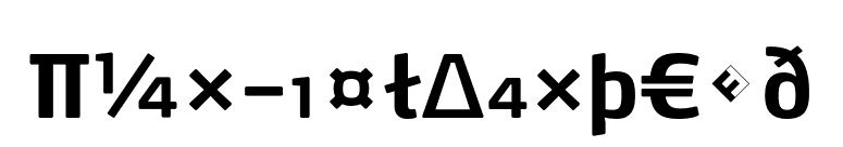 Max-BoldExpert font preview