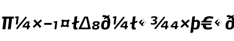 Max-BoldItalicExpert font preview