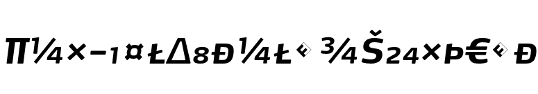 Max-BoldItalicSCExpert font preview