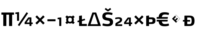 Max-BoldSCExpert font preview