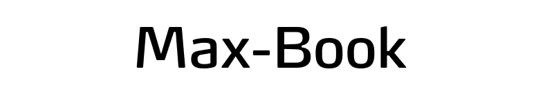 Max-Book font preview