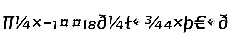 Max-BookItalicExpert font preview