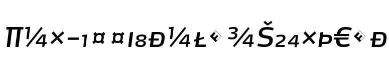 Max-BookItalicSCExpert font preview