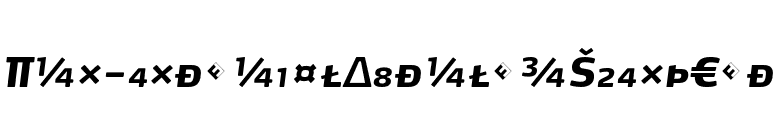 Max-ExtraBoldItalicSCExpert font preview