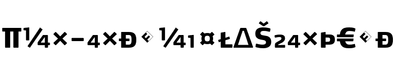 Max-ExtraBoldSCExpert font preview