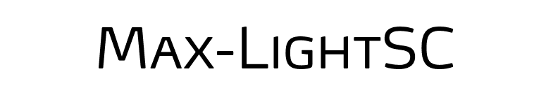 Max-LightSC font preview