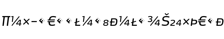 Max-RegularItalicSCExpert font preview