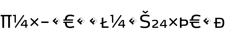 Max-RegularSCExpert font preview