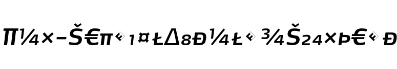 Max-SemiBoldItalicSCExpert font preview