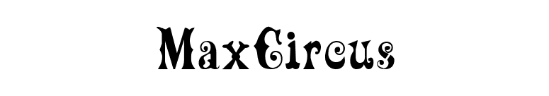 MaxCircus font preview