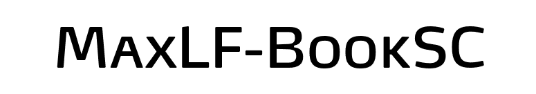 MaxLF-BookSC font preview