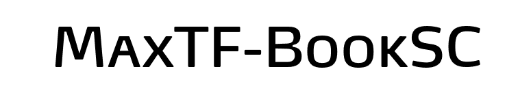 MaxTF-BookSC font preview