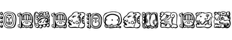 MayanDingbats font preview