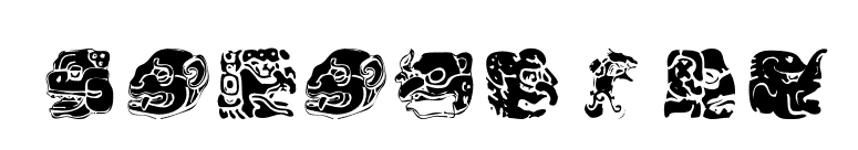 MayaSigns font preview