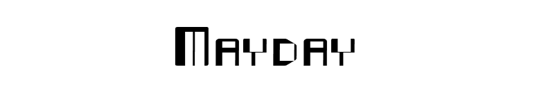Mayday font preview