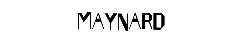 Maynard font preview