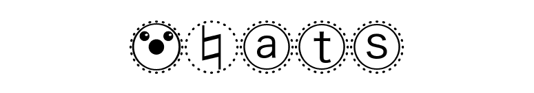 MBats font preview