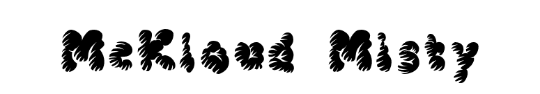 McKloud Misty font preview