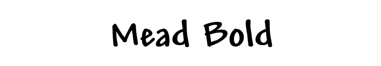 Mead Bold font preview