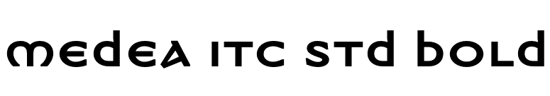 Medea ITC Std Bold font preview