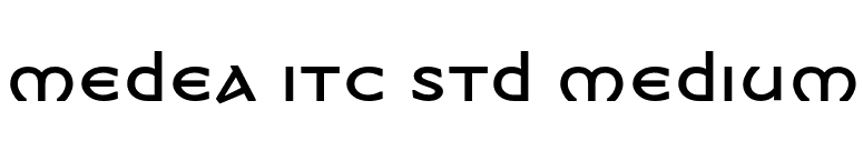 Medea ITC Std Medium font preview