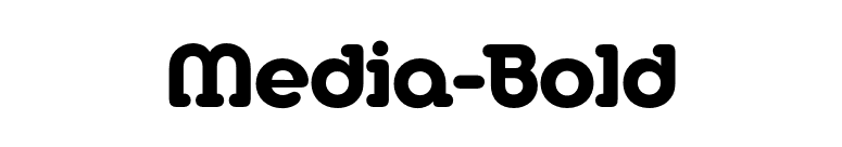 Media-Bold font preview