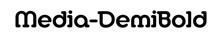Media-DemiBold font preview