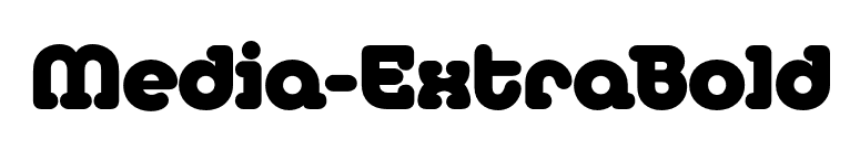 Media-ExtraBold font preview