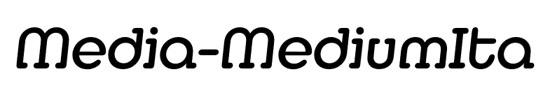 Media-MediumIta font preview