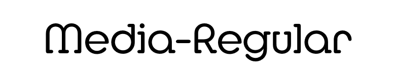 Media-Regular font preview