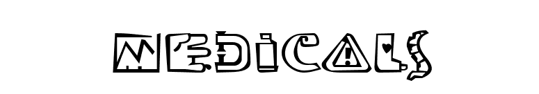 Medicals font preview