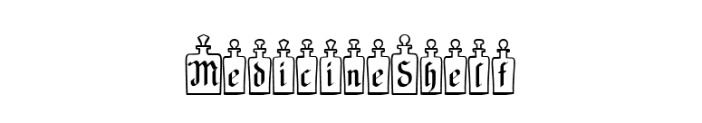 MedicineShelf font preview