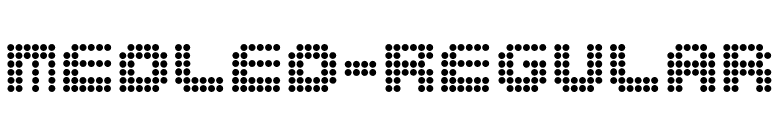 MedLed-Regular font preview